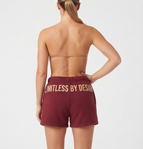 Shorts en polyester imprimé à taille élastique pour femmes, shorts imprimés en molleton français de haute qualité 350 g/m² pour femmes - Product Image 4