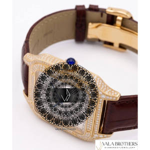 นาฬิกา Cartier Santos-Dumont ตัวเรือนทองคำขาวประดับเพชรแล็บโกรว์ สายสแตนเลสสตีล ขนาด 30 มม. หน้าปัดทรงเหลี่ยม ระบบควอตซ์ สายโลหะผสม สำหรับทั้งชายและหญิง - Product Image 2