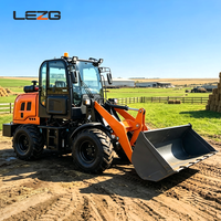 Teleskop-Frontlader, kleiner Radlader, energieeffizienter landwirtschaftlicher Diesellader mit Greifer für Zuckerrohr- und Holzhandhabung