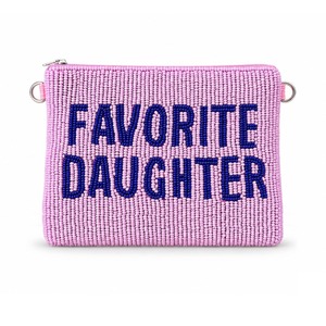 Pochette Mahjong bleu clair perlée, mini porte-monnaie bandoulière, cadeau pour soirée de jeu, vente en gros pour boutiques - Product Image 3