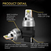 Ampoules LED G-View T20 7440 7443 3156 3157 P21/7W 3057 3155 3047 7035 à haute luminosité pour clignotants, feux de freinage et feux de recul de voiture