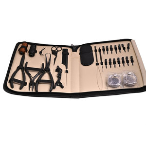 Kit de pinces multi-usages pour extensions de cheveux, pour l'installation, le retrait, la réparation, l'entretien et le coiffage des extensions à pointe en kératine - Product Image 1