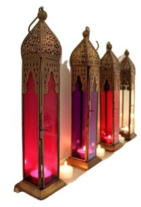 Decorative Metal <b>Lantern</b> <b>Candle</b> Holder Heat Resistant Customizable Color Size Home Decor Hanging Farmhouse Christmas Easter - Product Image 6