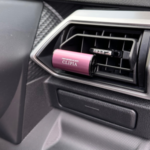 CLIPIA Refillable <b>Car</b> Air Vent Freshener <b>Clip</b> - Fresh Shower G-77 (Metallic Pink) - Product Image 2