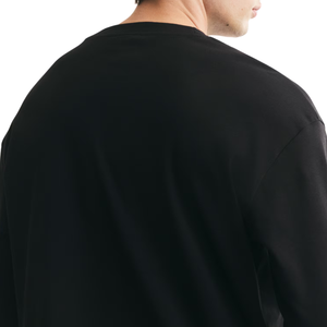 เสื้อยืดแขนยาวทรงหลวมพรีเมียม สวมใส่สบาย ระบายอากาศได้ดี เหมาะสำหรับทุกวัน สำหรับผู้ชายและผู้หญิง โรงงานผลิตโดยตรง รับผลิตแบบ OEM ODM - Product Image 4