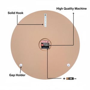 Horloge murale artistique en marbre vert avec accents dorés, idéale pour une décoration intérieure haut de gamme et pour offrir en cadeau, fabriquée à la main en Inde - Product Image 6