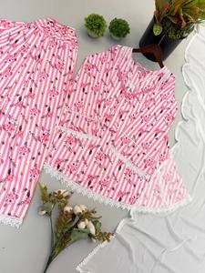 Tenue traditionnelle pour femmes, printemps-été, ensemble décontracté en coton khadi pur, broderie, ensemble coordonné pour femmes, motif floral - Product Image 4