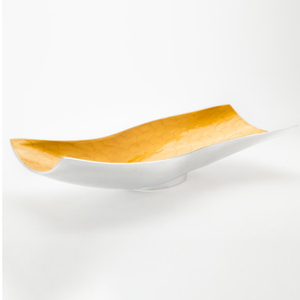 Fancy Designer <b>Frame</b> For Oval Shape Mirror Food Items Serving Tray Most Demanding High Quality Metal <b>Gold</b> Plated - Product Image 2