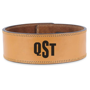 Ceinture de sécurité pour homme en cuir de vachette avec boucle à levier antidérapante, respirante, confortable et durable pour la musculation, la remise en forme et l'haltérophilie - Product Image 1