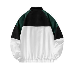 Chaqueta Varsity de Alta Calidad con Cuello Alto y Diseño de Parches, Ecológica y para Hombre, Ideal para Deportes al Aire Libre, Venta al Por Mayor - Product Image 2