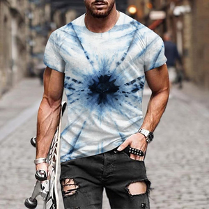 Custom Spiral <b>Tie</b> Dye T Shirt 100% Cotton Oversized Streetwear Casual Unisex Summer Tee Wholesale - Product Image 2
