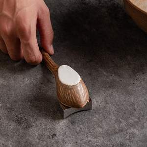 Cuchara Redonda Elegante de Melamina Mate para Arroz, Sopa, Fideos, Cereales, Postre, Hot Pot, Irrompible, Reutilizable, Vajilla para Restaurante - Product Image 3