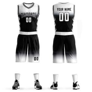Maillots de basket-ball respirants de haute qualité personnalisables pour hommes, fonction de séchage rapide, design imprimé - Product Image 1