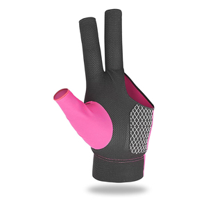 Adult Snooker Training Wear 3 Finger Snooker <b>Gloves</b> Spandex Material Non-Slip <b>Moisture</b> Wicking Unisex Sports <b>Gloves</b> Factory - Product Image 2