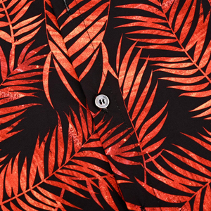 Camisas Hawaianas Casuales Personalizadas al por Mayor para Hombre, Camisas de Playa con Estampado Tropical, de Popelina, Manga Corta, con Botones, Protección UV, Secado Rápido - Product Image 3