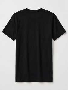 Black <b>Men's</b> Short Sleeve T <b>Shirt</b> 100% Cotton Crew Neck Casual Summer Tee Custom Logo Streetwear Top - Product Image 2