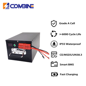 리튬 모터 배터리 시스템 내장 BMS, 전기 미니 굴삭기 EV 지게차용, 타입 2 AC 고속 충전 지원 - Product Image 2