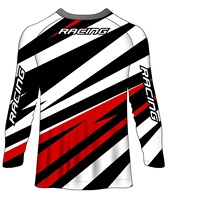 Vêtements de course moto amples, personnalisables avec logo, impression par sublimation, unisexe, été/hiver, respirants, séchage rapide, vente en gros