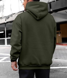 Custom Oversize Satin <b>Lined</b> Pullover <b>Hoodie</b> for Men 500gsm Organic Cotton High Quality Blank for Winter Season Digital Printing - Product Image 2