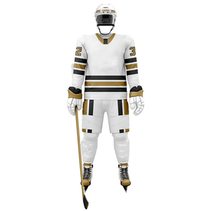 premium fabric smooth texture sportswear ice hockey uniform durable stitching long lasting ice hockey uniform - Product Image 6