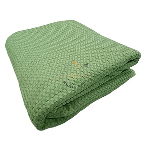 Couverture gaufrée en coton doux et de qualité supérieure pour bébé et adulte, couverture personnalisée OEM, 2022 - Product Image 1