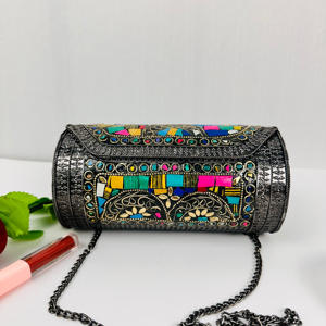 Modern Luxury <b>Boho</b> Ethnic Metal Mosaic Evening Purse Gold-Plated Customized Shape Clutch Bag Polished Sculpture Metal Crafts - Product Image 4