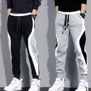 New Design Fashion Canvas Jogger Pants <b>Men</b> High Quality Custom Logo Streetwear Style <b>Overall</b> 100% Cotton Casual Breathable - Product Image 1