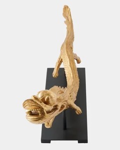 Sculpture de dragon faite à la main, figurine animale sculptée, design traditionnel, décoration de table pour salon - Product Image 2