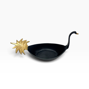 Plateau à chocolat en aluminium coulé noir avec poignées sculptées en or, accessoires à chocolat personnalisables, tailles personnalisées, couleur disponible - Product Image 5