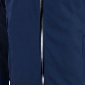 Veste en polaire bleu marine pour homme, col montant, fermeture éclair, coupe-vent, décontractée, pour l'automne, coupe régulière, en polyester - Product Image 5