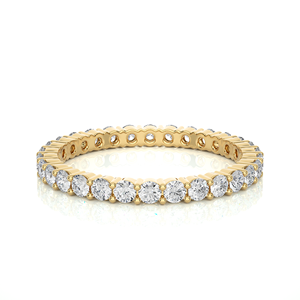 Anillo de Diamantes de Oro Sólido de 18K, Diamante Cultivado en Laboratorio, Corte Redondo, 0.90 Quilates, Joyería Fina para Compradores Mayoristas - Product Image 5