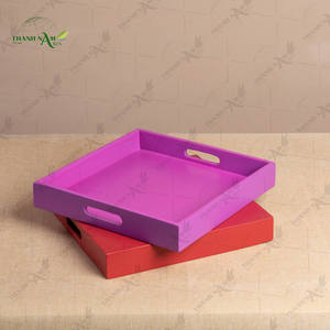 ถาดไม้ไผ่สาน ถาดเสิร์ฟไม้ไผ่แบบม้วน ทำด้วยมือ เป็นมิตรกับสิ่งแวดล้อม สำหรับใช้ในบ้านและธุรกิจโรงแรม - Product Image 3