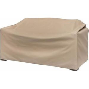 ผ้าคลุมโซฟาคู่สำหรับลานบ้านสีกากี รุ่น Modern Leisure Basics ขนาด 55 นิ้ว ยาว x 33 นิ้ว กว้าง x 38 นิ้ว สูง ป้องกันเฟอร์นิเจอร์อย่างมีประสิทธิภาพ - Product Image 1