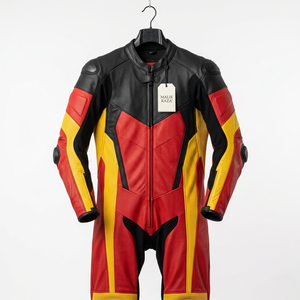 Traje de Carreras de Cuero para Motocicleta Personalizado Según sus Preferencias de Color - Product Image 5