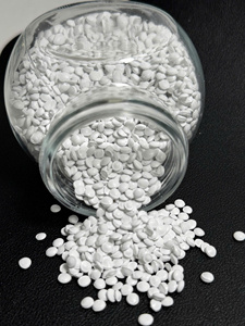 PE PP CaCO3 Filler <b>Masterbatch</b> Granules for Blown Film Bags Raffia Injection Molding Extrusion Good Whiteness Supplier OEM Grade - Product Image 1