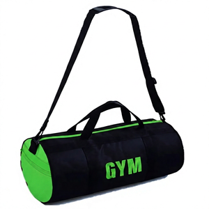 Wholesale High Quality Custom Made Polyester <b>Duffle</b> <b>Bag</b> Nylon <b>Leather</b> Patches Design Durable Large Capacity Outdoor Gym Travel - Product Image 3