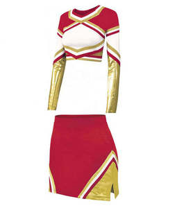 Tenues de cheerleading, Robe de cheerleading pour le High School Musical, Vêtements de sport universitaires, Tenue de fête, Costume de pom-pom girl - Product Image 4