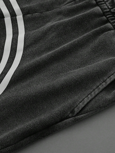 Ensemble de 2 pièces pour homme, sweat-shirt à rayures contrastées et pantalon de survêtement, survêtement pour homme, tenue en deux pièces pour homme, vêtements pour homme - Product Image 5