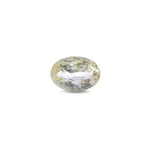 Loose 3.6 Carat Oval Cut Yellow Sapphire Gemstone for Fine Jewelry - Product Image 1