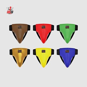 OMIKA INTERNATIONAL Protège-entrejambe de boxe professionnel unisexe - Protection en cuir résistant aux chocs pour MMA, mousse haute densité, logo personnalisé - Product Image 5