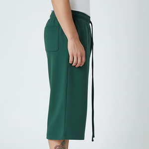 Pantalones Cortos de Lona para Hombre, 250 g/m², Secado Rápido, Logotipo Personalizado con Impresión DTF, Color Sólido, Estilo Urbano, Pantalones Largos a la Moda - Product Image 5