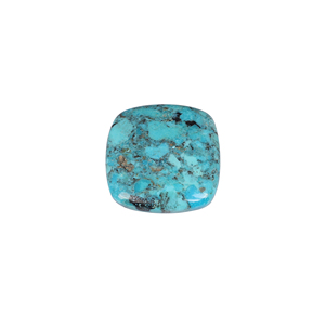 Pierre précieuse cabochon en turquoise naturelle d'Arizona, 106,7 carats, 37x37 mm, pour la création de bijoux - Product Image 1