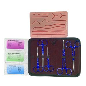 Kits de pratique de suture médicale avec coussinet de suture pour les étudiants en école d'infirmières médicales formation de suture chirurgicale de haute qualité - Product Image 1
