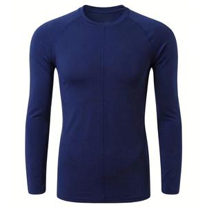 Camiseta Deportiva Premium para Hombre, Protección Solar de Manga Larga, Capa Base, Ajuste Delgado Personalizable, para Gimnasio y Actividades al Aire Libre - Product Image 1