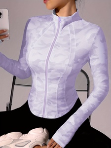 New <b>Yoga</b> Workout Fitness Gym Loose Plush Warm Casual Plus Size Sports Premium Quality Cheap Outdoor Sports <b>Jacket</b> Women - Product Image 2