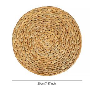 Wholesale Natural Water Hyacinth <b>Placemat</b> OEM Custom Handwoven Rattan <b>Placemats</b> for Dining Table Decorations From Vietnam Artian - Product Image 4