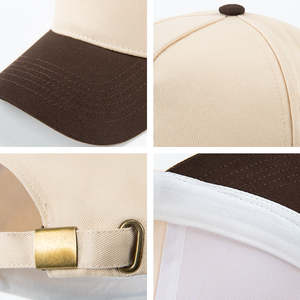 Gorra de Béisbol de 6 Paneles de Primera Calidad, Logotipo Bordado, Diseño Sólido, Lavada, Suave, Hebilla Metálica, Tela Jersey, Unisex - Product Image 2