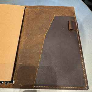 Funda Protectora de Cuero de Lujo para Cuaderno, Plegable y Recargable, Estilo Ejecutivo, NBC-0074 - Product Image 2