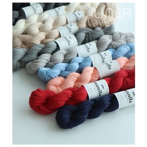 Fil teint mélangé coton et abaca Linea Manila, 180m/pelote pour tricot à la main, 50g - Product Image 4