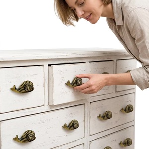 Tirador de Mueble de Hierro Fundido con Forma de Caracol, Diseño Moderno y Duradero, Herraje para Cajones y Armarios de Cocina y Dormitorio - Product Image 4